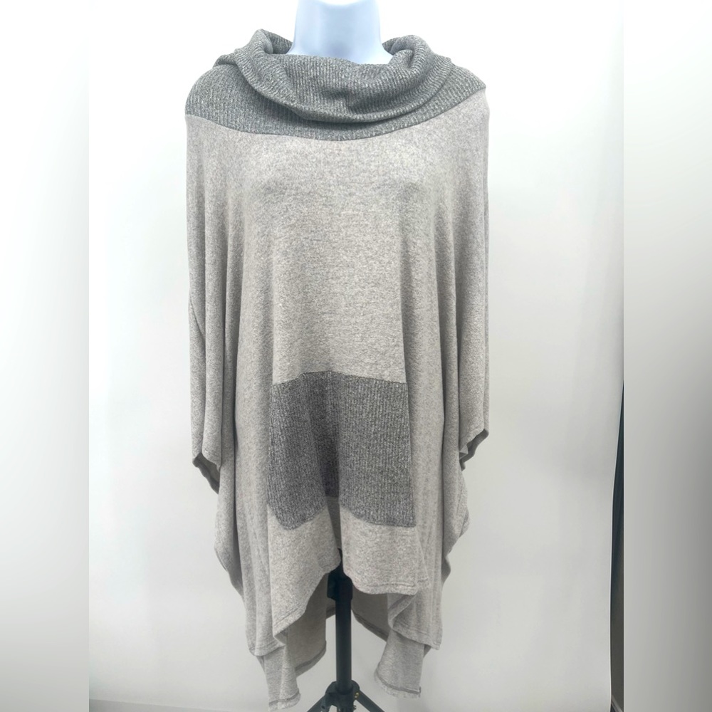 Fantastic Fawn Grey Poncho